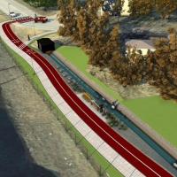 Tallinn is building new pedestrian and bicycle paths along the Marta ditch in the city center.